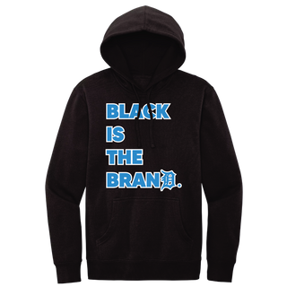 Black is the Brand Classic - Black - Playoff Hoodie (Big Print)