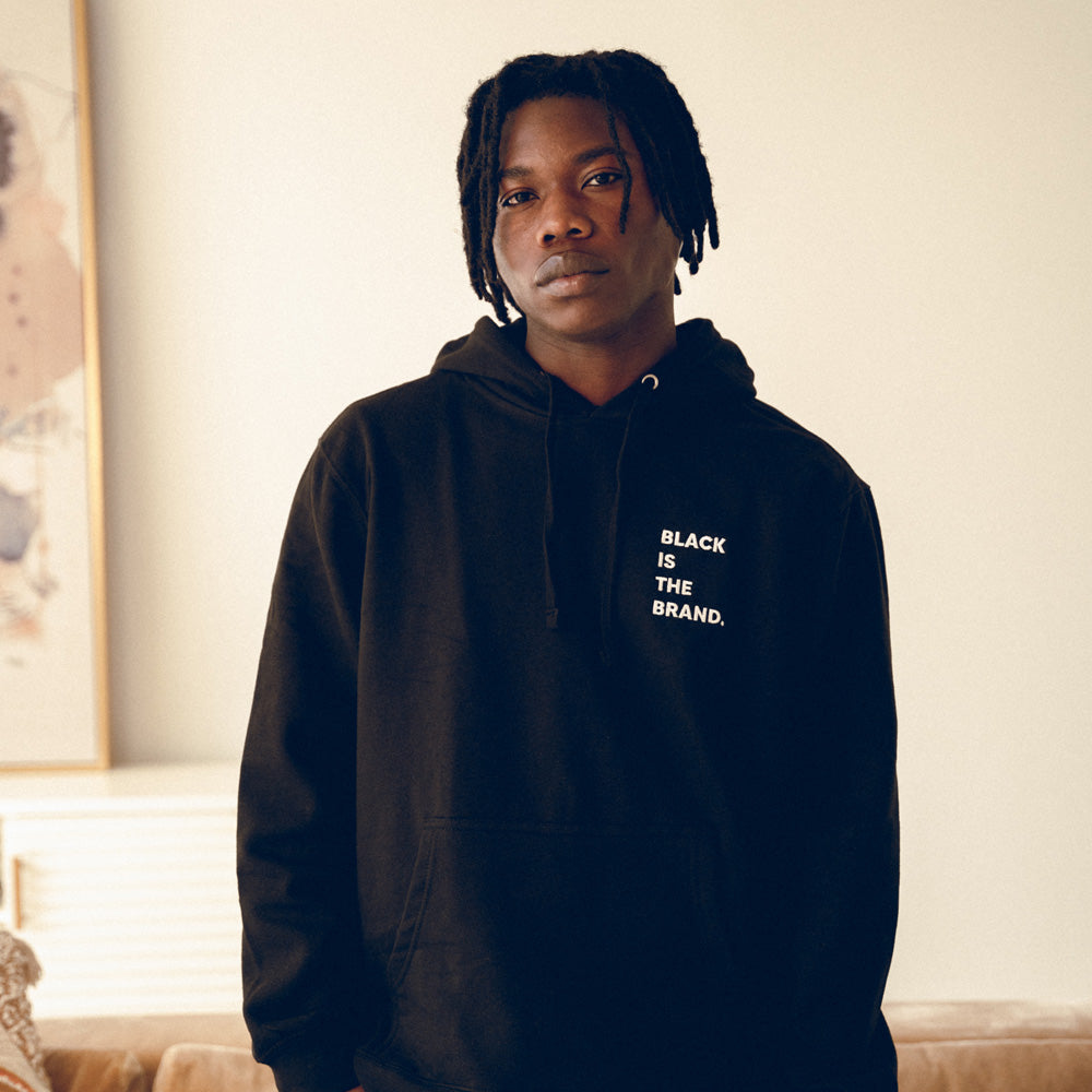 Black is the Brand Classic Black – (Embroidered) is the Hoodie - Black